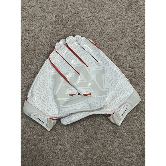 XXXL Auburn Tigers Football Team Issued Gloves Auburn Big Logo Grey Logo New